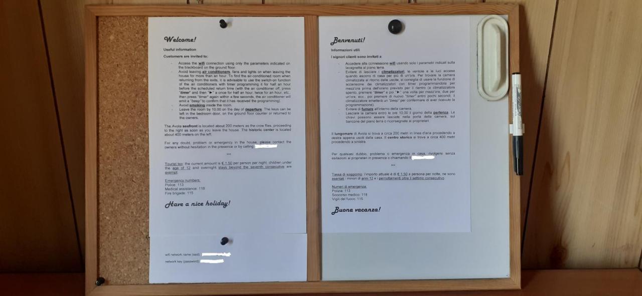 Mignon Locazioni Brevi Ad Avola - Sicilia - Mare Apartman Kültér fotó